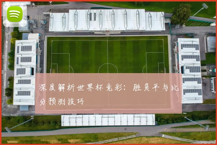 深度解析世界杯竞彩：胜负平与比分预测技巧